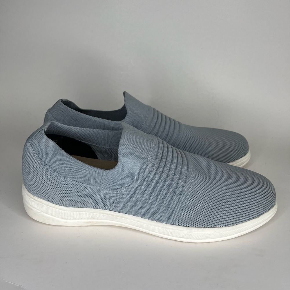 Array Sport Gabby Shoes Slip Ons Gray Knit Fabric Upper Women Size 10M